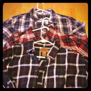 Men’s 3 plaid St. John’s size L